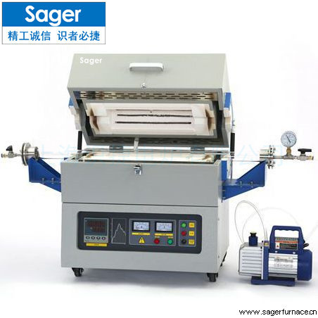 上海识捷Sager 厂家1400度 陶瓷纤维炉膛 硅碳棒加热 管式炉