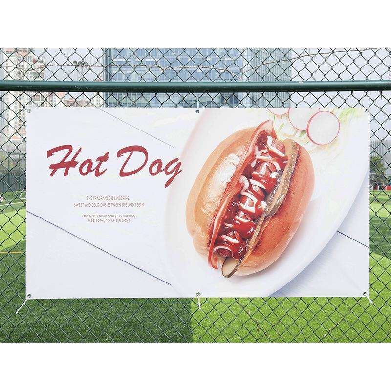 深圳喷绘制作会展中心商场卖场活动吊旗不透光不卷边双面布