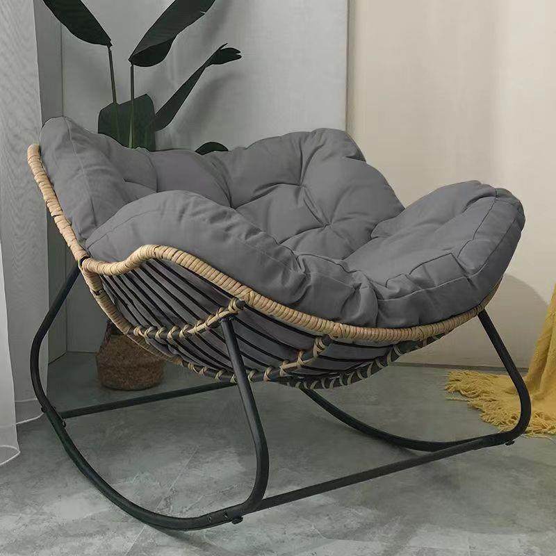 摇摇椅网红家用客厅摇椅懒人沙发双人编藤小户型布艺阳台简约摇椅,收纳整理,烫衣板及配件,淘宝优惠券,粉丝福利购,淘宝优惠卷