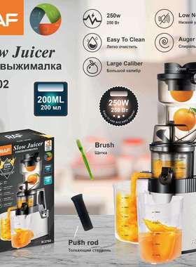 RAF欧规全自动果蔬汁原汁机多功能汁渣分离榨汁机果汁机2702