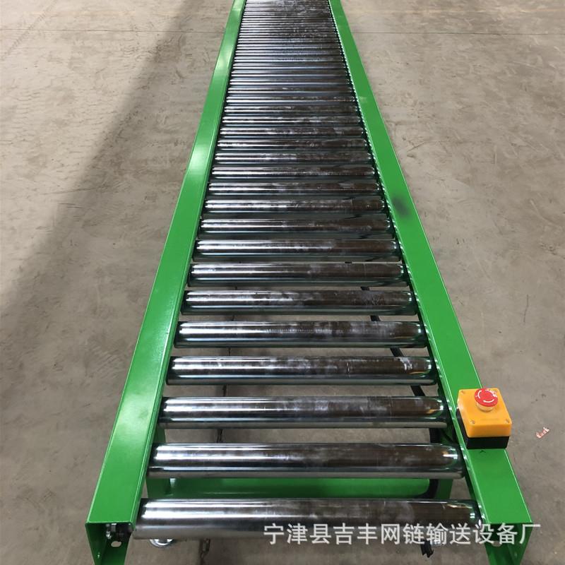 无动力滚筒输送线动力滚筒输送机滚筒转弯机