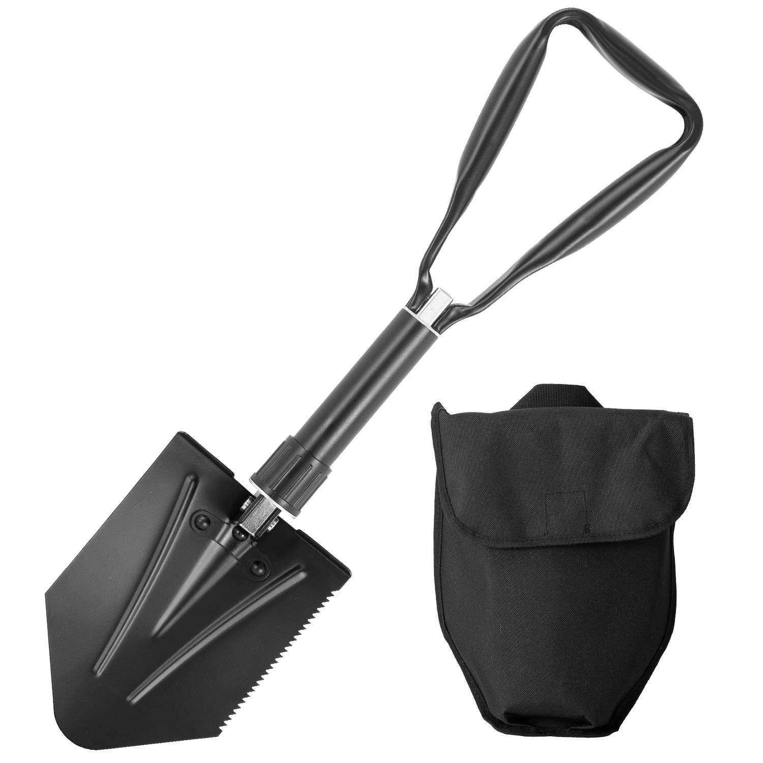 昌林522A锰钢三角把工兵铲多功能便携折叠铲户外三折叠铁锹车载锹