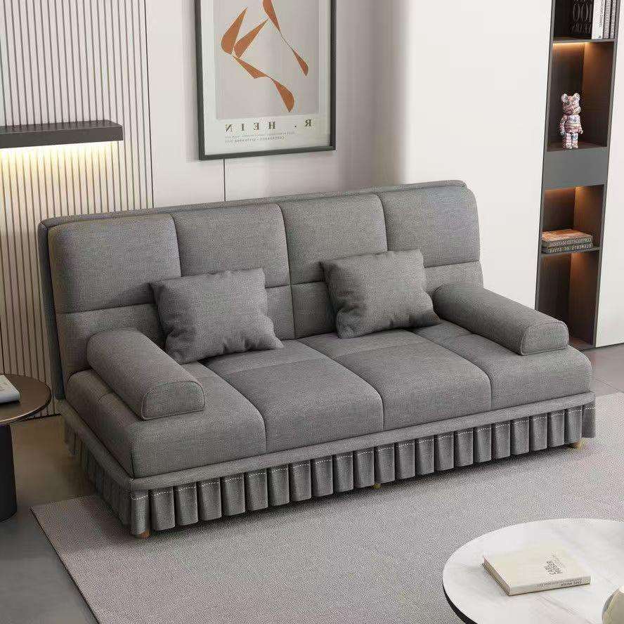 多功能折叠沙发床两用小户型简约猫抓皮家用客厅公寓懒人可躺可睡