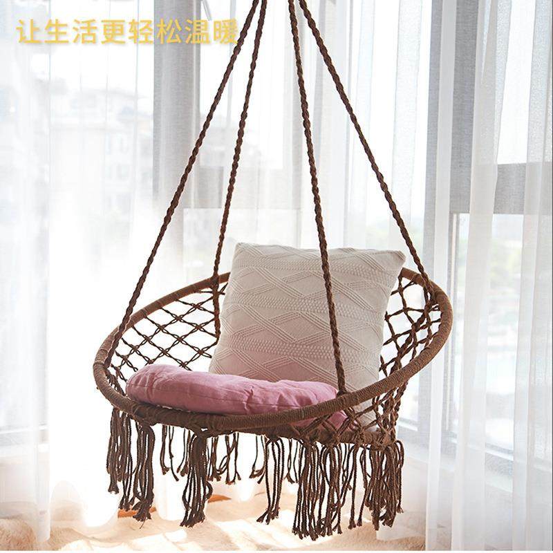 户外秋千宿舍吊椅室内家用成人休闲吊篮儿童帆布吊床寝室学生椅子