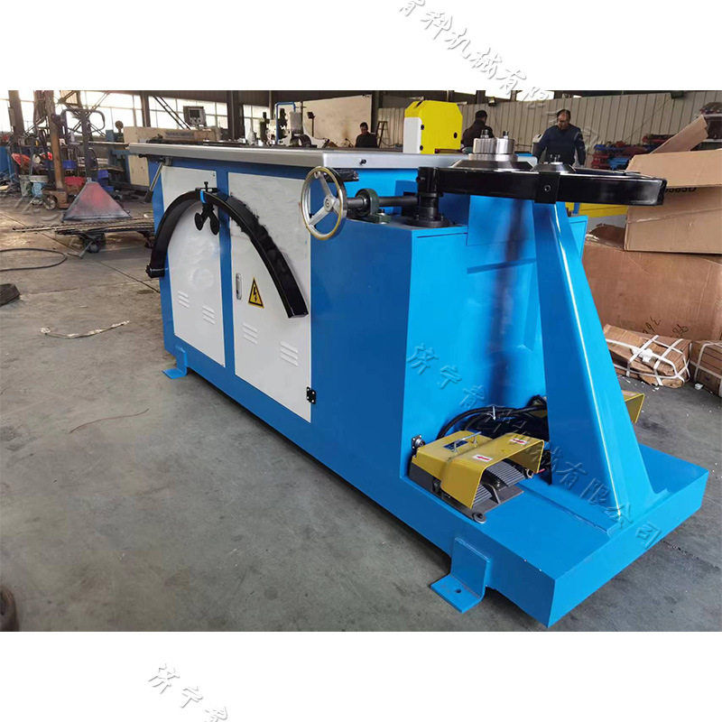 卧式虾米弯头机白铁皮镀锌板风管弯头机自动圆管弯头成型机图片