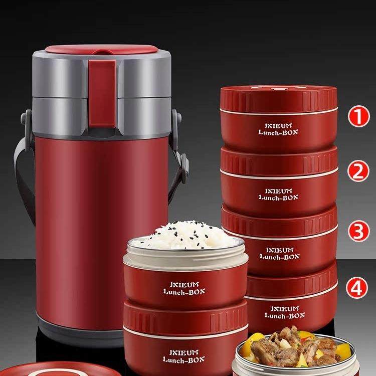 德国保温饭盒24小时超长保温上班族学生大容量饭桶316L不锈钢多层