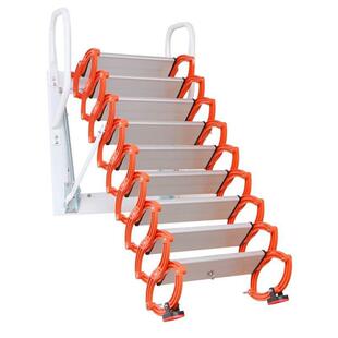 家用壁挂式阁楼伸缩楼梯电动复式家用室内外升降折叠全自动小梯子