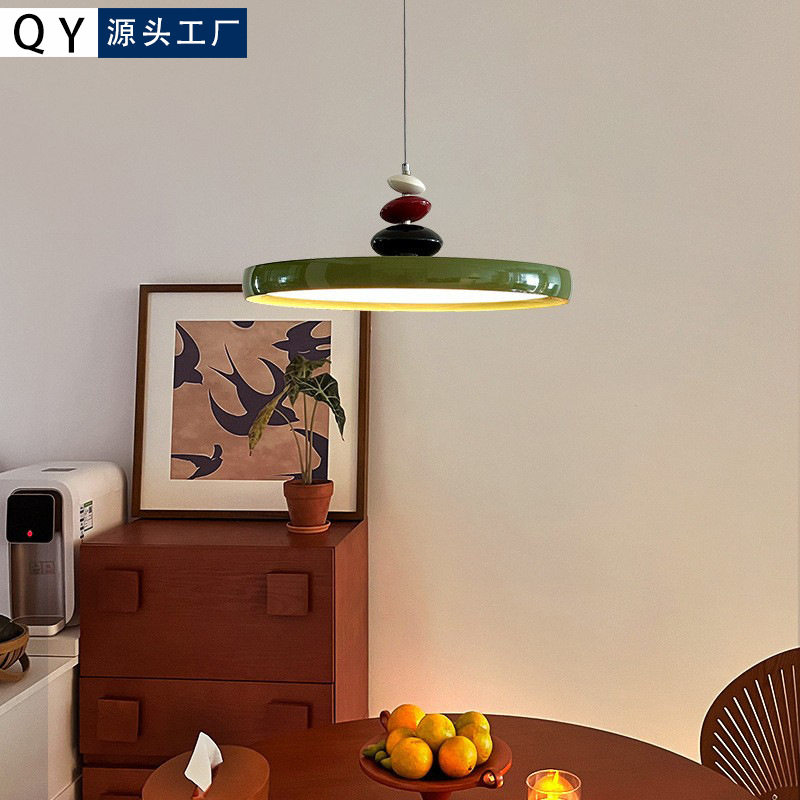 摇臂餐厅灯现代简约全光谱护眼奶油风餐桌可移位led饭厅吧台吊灯