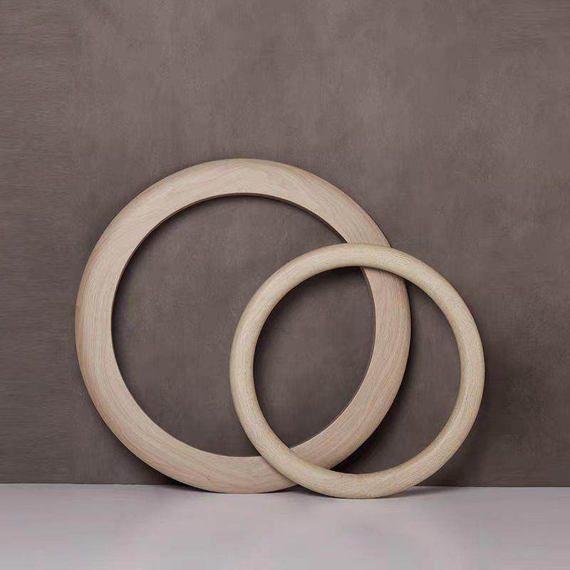 现代北欧创意树脂几何不规则圆圈摆件软装客厅电视柜圆环家居饰品