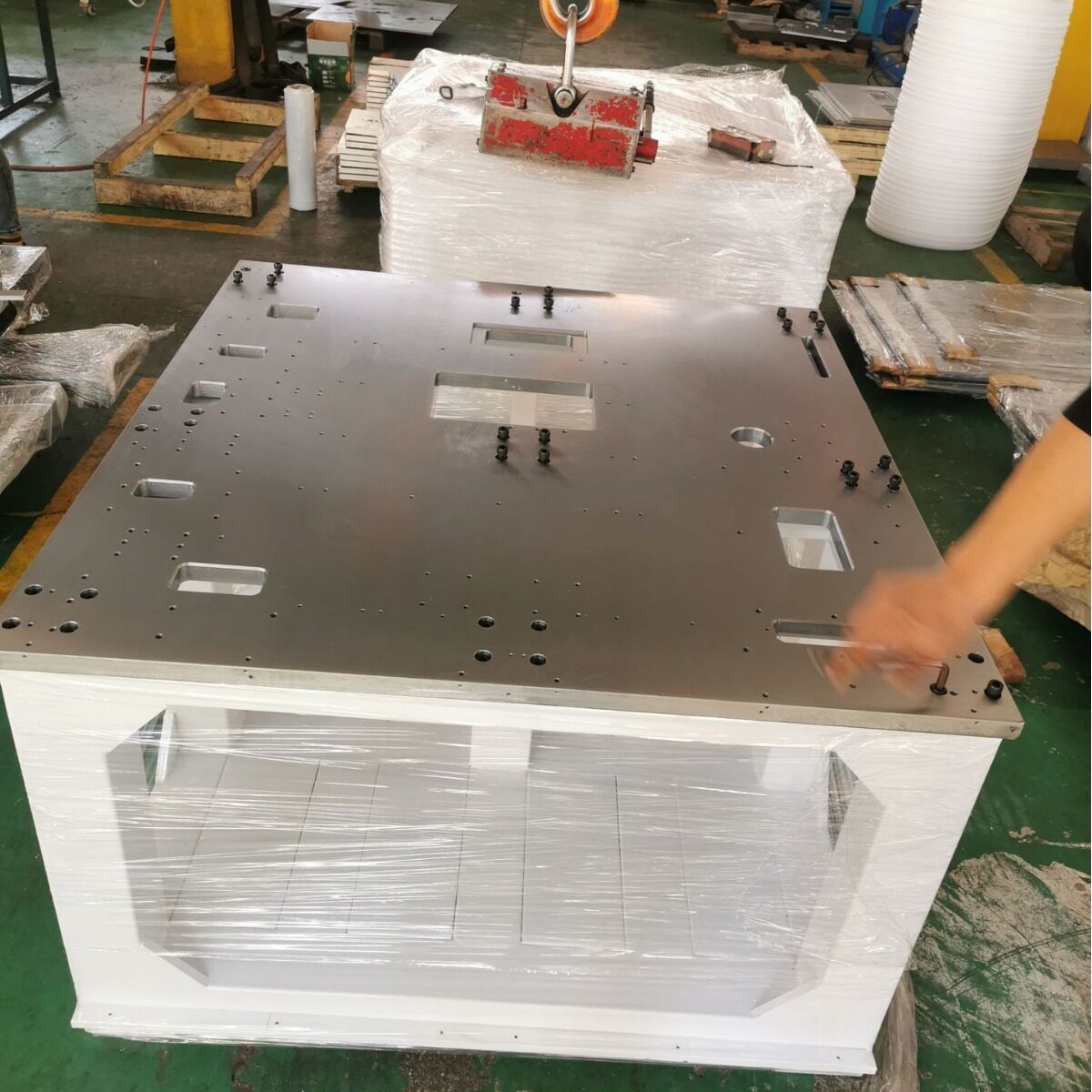 广东4米龙门CNC加工焊接机架大板大型零件来图来料厂家加工龙门铣