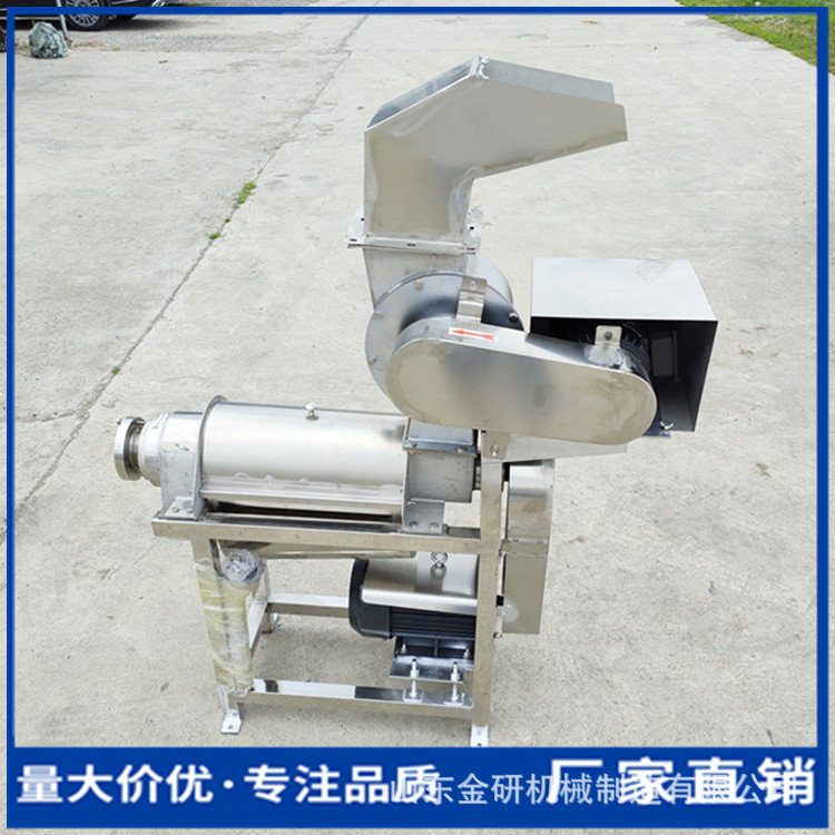 大型青柠檬桑葚榨汁机 工业丝瓜生姜挤汁设备 莲雾油甘果打浆机