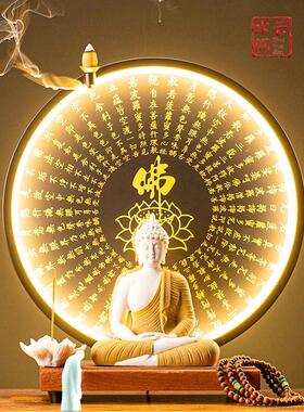 释迦摩尼菩提如来佛像创意客厅玄关装饰阿弥陀佛药师佛禅意佛摆件