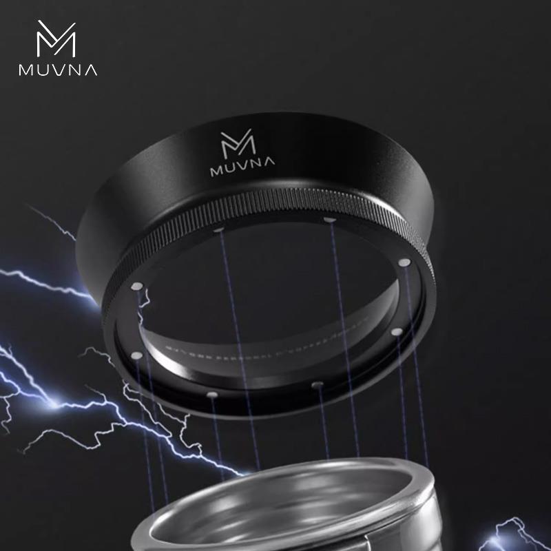 MUVNA慕威纳 意式咖啡机手柄磁吸接粉环51/53/58mm通用外卡防飞粉