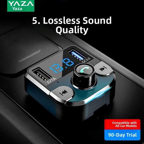 车载蓝牙接收器无损音质mp3播放器转换点烟器车载充电器超级快充