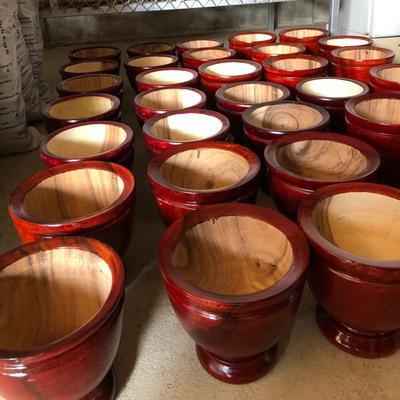 傣族舂鸡脚舂凉拌舂黄瓜泰国实木木臼舂臼捣蒜器研磨器5-12号包邮