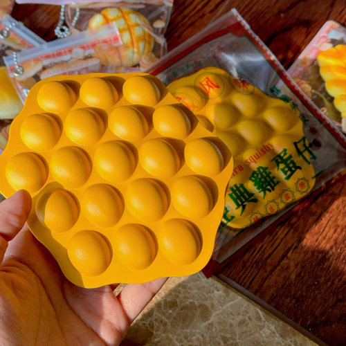 捏捏乐解压玩具仿真鸡蛋仔模型创意港式小吃美食摆件道具squishy