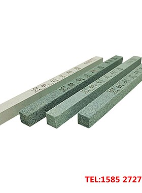 绿色碳化硅油石砂条打磨玉石抛光油石条砂棒精磨油石正方形150X12