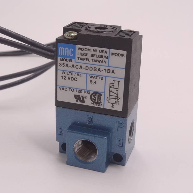 气动MAC电磁阀高频阀35A-ACA-DDAA-1BA/DDBA点胶机用电磁阀DC24V