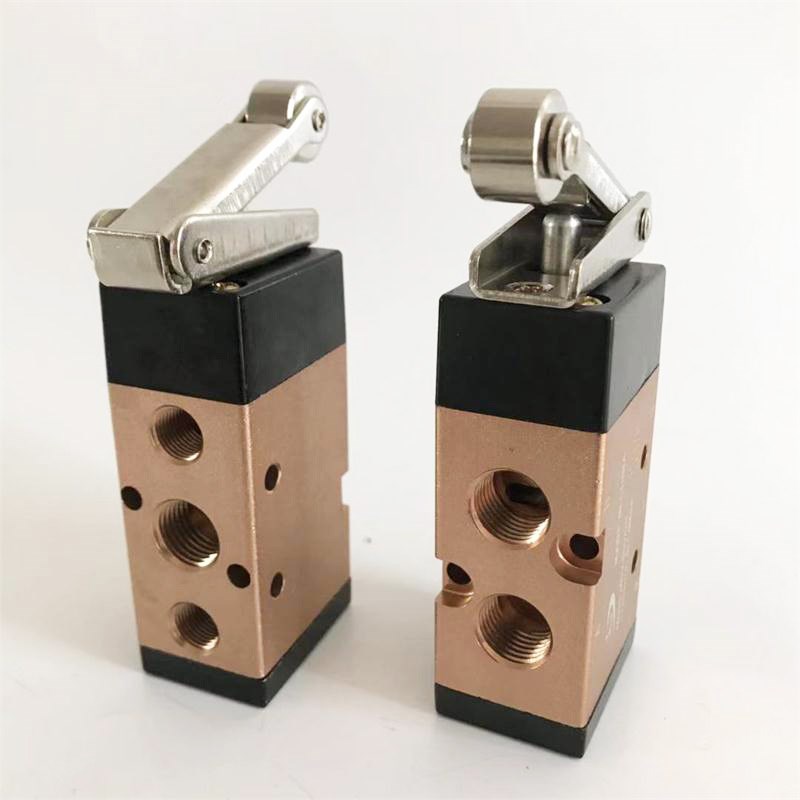 MSV-86522R二位五通机械滚轮阀G522R气动阀MV-522R行程开关MV-09