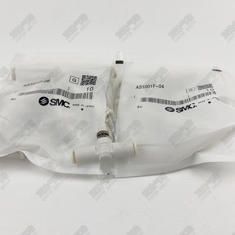 SMC调速节流阀AS1001F/AS2001F/AS2051F/AS3001F-04/06/08/10/12