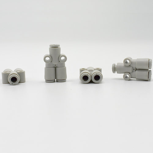 SMC气管Y型三通快插接头KQ2U04-00A KQ2U04/06/08-00/06A/08A变径