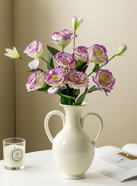 速发设件师小众高级感简约小饰瓶摆计客厅插花家居装花品水培花屏