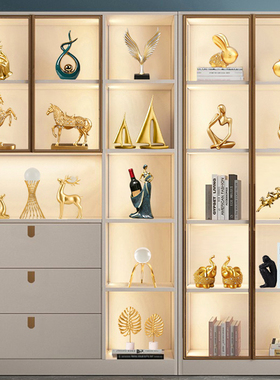 速发轻奢品档酒柜装饰高关约家居客厅电视柜玄简创意工艺品摆件