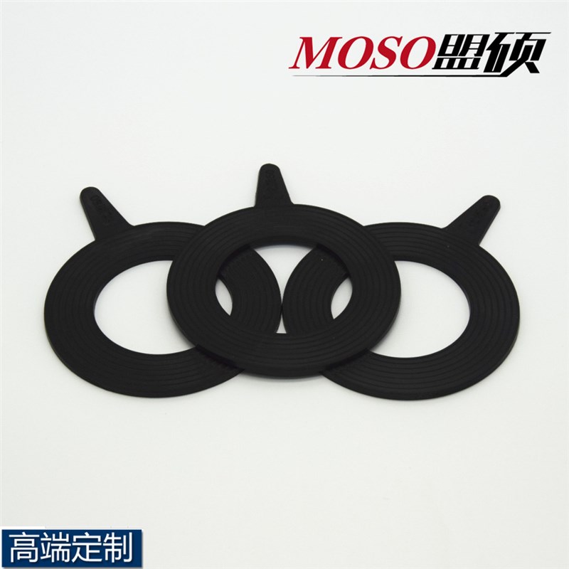 橡胶密封垫圈 法兰橡胶垫片 阀门平垫 优质加厚DN25 40 50 80 100