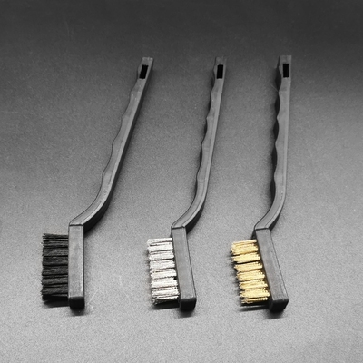 盆景丝雕造型工具舍利干刷子树皮刷手动钢丝刷弯头铜丝刷盆景刷