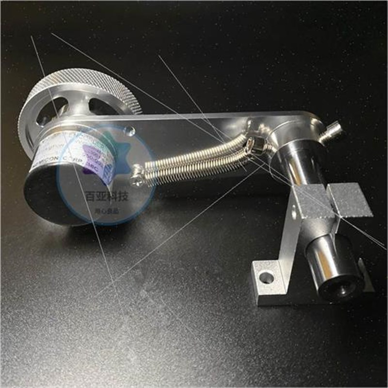 编码器支架安装架 同步器支架固定架 新款计米轮支架 金属轮铝合