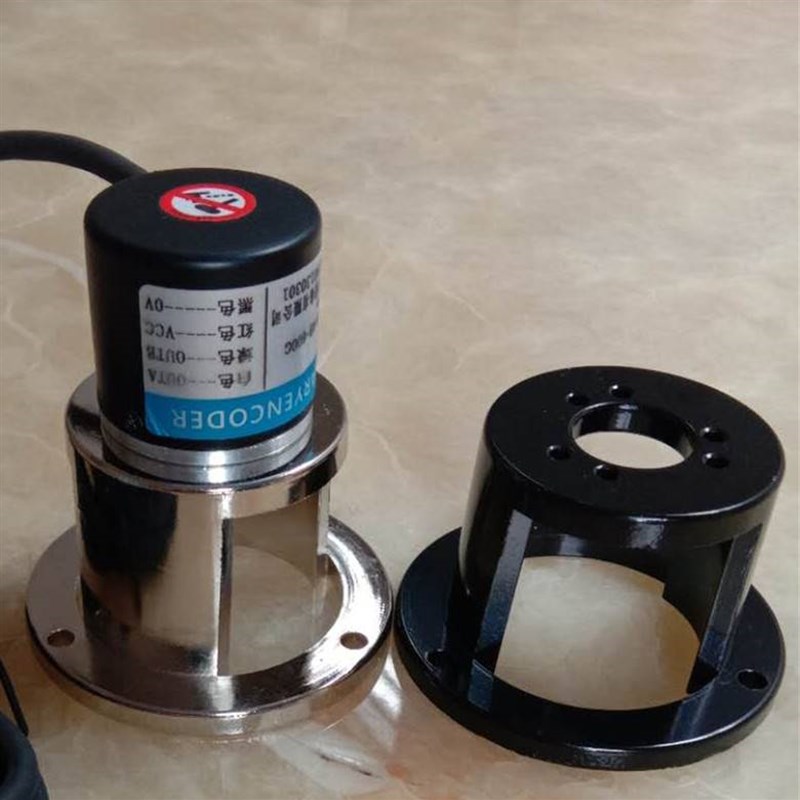 编码器支架齿轮固定底座编码器安装圆形L型底座20MM30MM36MM 止口