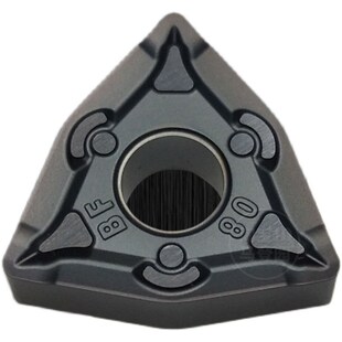 数控刀头桃形外圆车刀304不锈钢精车刀粒WNMG080404/080408-BF