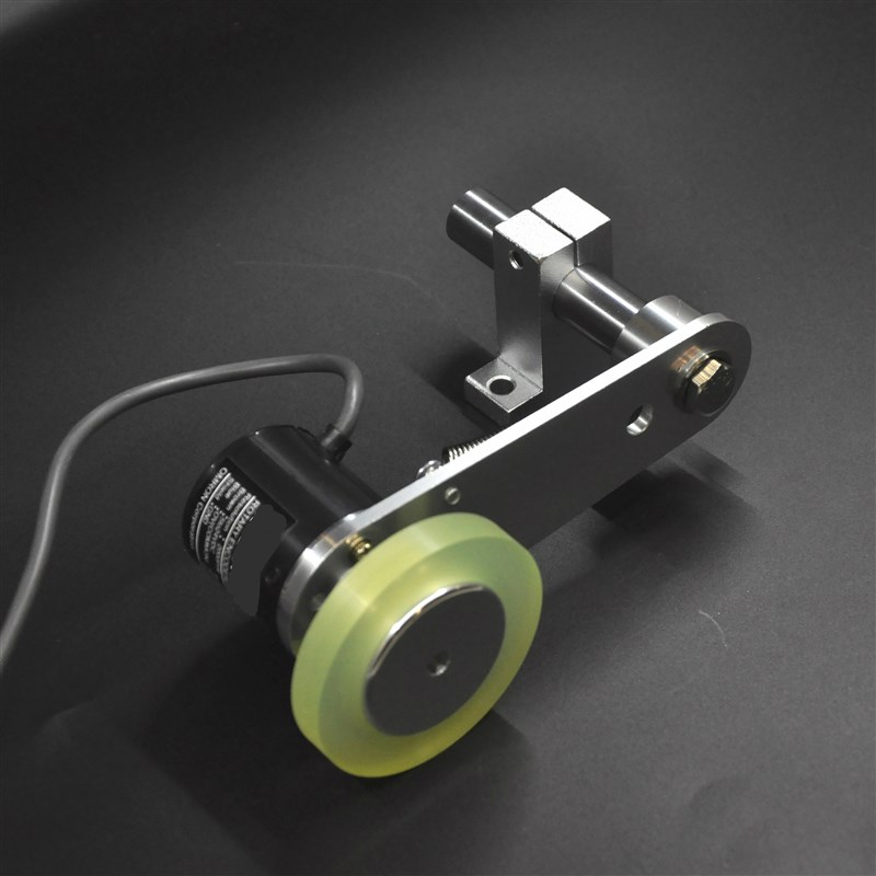 计米器编码器计长计米轮带防滑固定支架 配 计米轮 配通用编码器