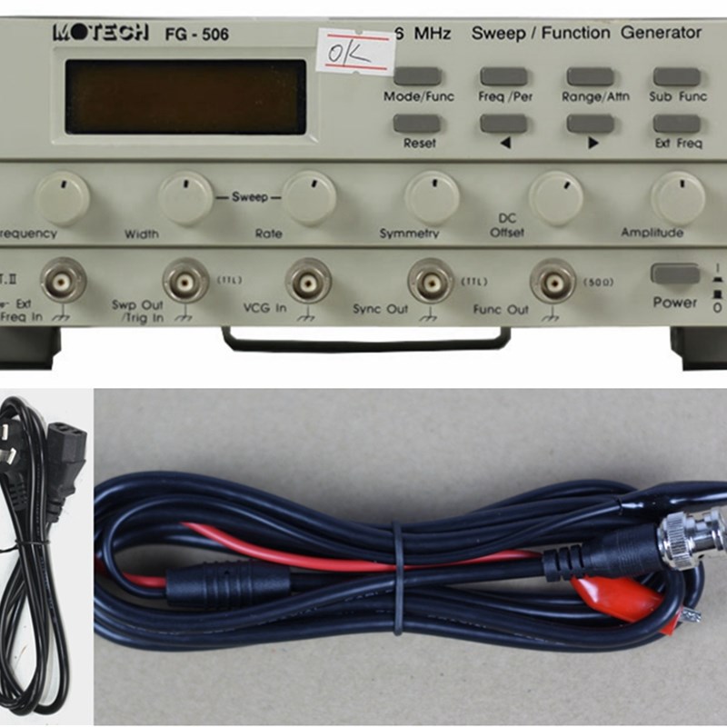 台湾6M二手信号发生器pFG-506函数音频低失真正弦波脉冲方波扫频