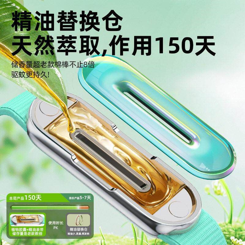 速发优选驱蚊防蚊神器手环夏季学生专用随身户外强力植物精油手链