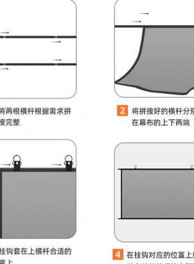 速发新金投影幕1家用壁挂抗光款属幕布60 布00英寸贴墙免打孔品