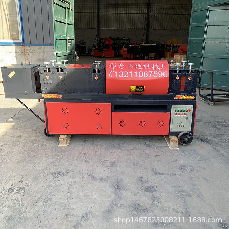 双全自钢管曲调直机线除锈刷漆一体机小型YT-50大棚钢动管脚手架