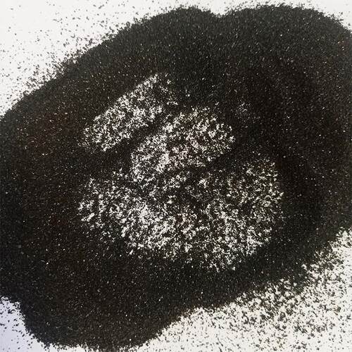 黑砂厂亮家pc砖透水砖黑色石英砂黑金锈591沙 喷砂除金用刚砂