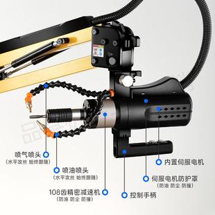 升智级能数控喷油喷气电动伺服攻丝机半自型动1攻牙摇臂小m2022