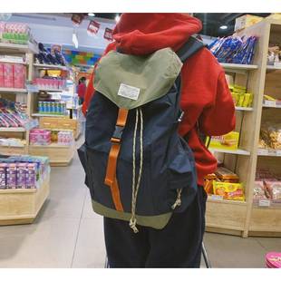 日系2023新品包包儿童中大童覆古旅行背包双肩包登山包男女童背包