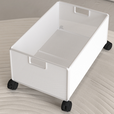 书本收纳箱移动书包置物架学生教室用装书箱子桌下放书籍书箱筐盒