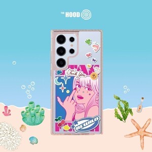 THE HOOD 少女系列 Pop Art Dream适用于三星Galaxy S25/24/23 气垫防摔手机壳镜面保护壳