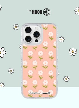 THE HOODxAshleigh Green艺术家联名 70s Flowers 适用苹果iPhone17/16/15/Plus/Pro/Max 气垫防摔镜面保护壳