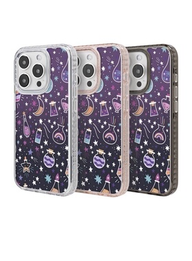 THE HOODxCarly 艺术家联名 Potion Bottles适用苹果iPhone16/15/14/Plus/Pro/Max气垫防摔手机壳镜面保护壳