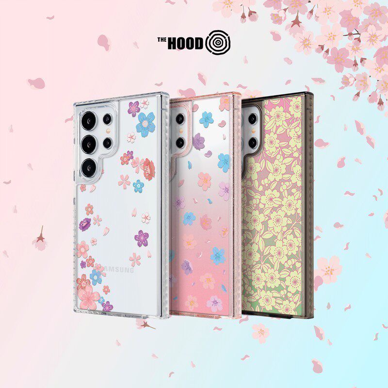 THE HOOD 櫻花系列 适用于三星Galaxy S26/S25/24/23 Ultra/Plus 气垫防摔手机壳保护壳 十英尺跌落保护