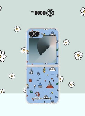 THE HOODxAshleigh Green联名Santorini 适用于三星Samsung Z Fold7/Flip 7/6/5磁吸透明保护壳前屏中轴保护