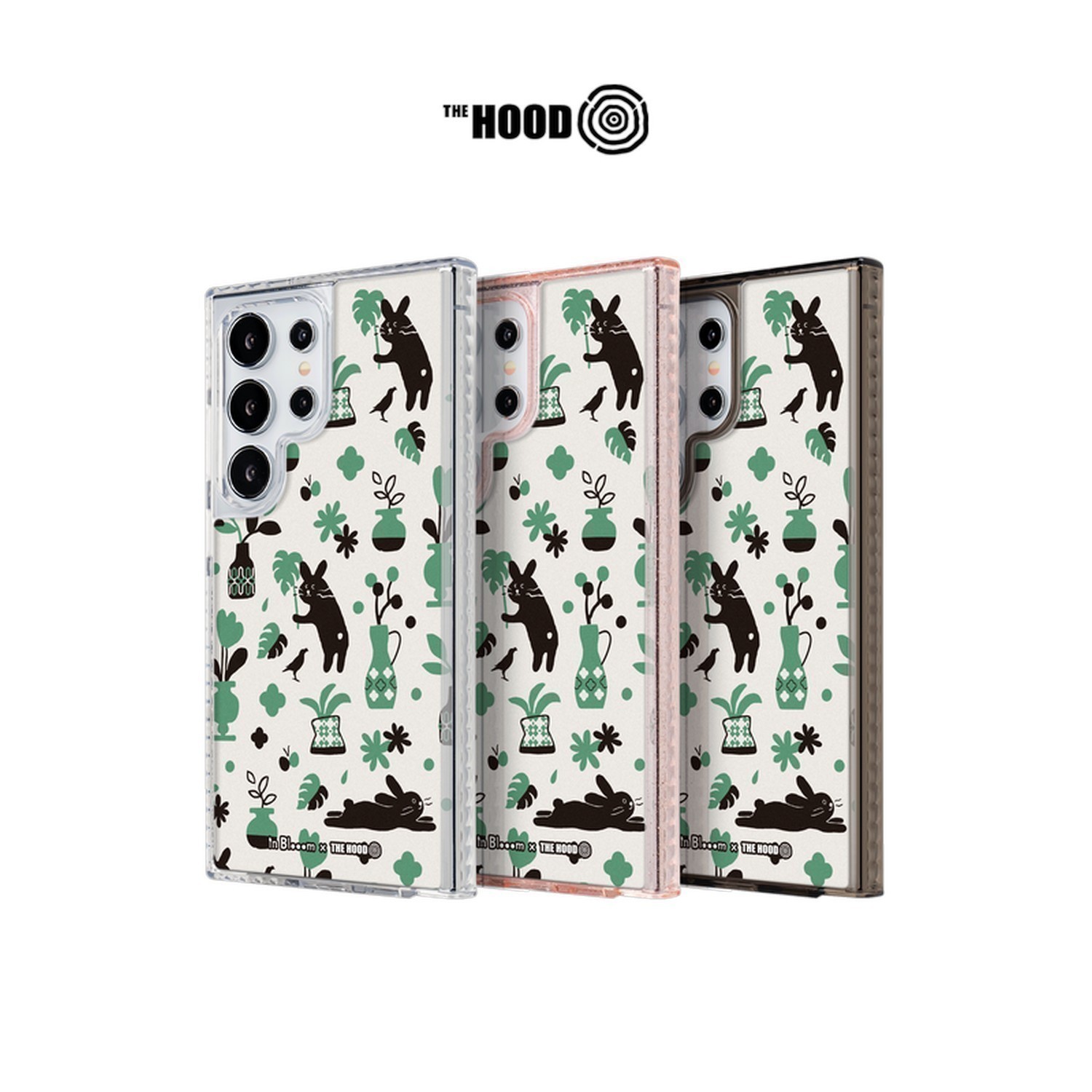 品牌联名可爱兔兔印花气垫防摔保护壳