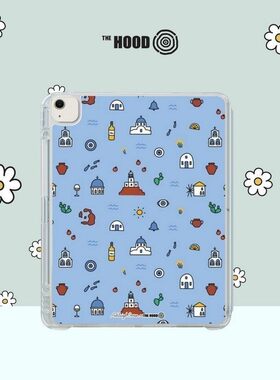 THE HOODxAshleigh Green艺术家联名 Santorini适用苹果iPad Pro/Air7/Mini 2025新款可拆式多角度防摔保护套