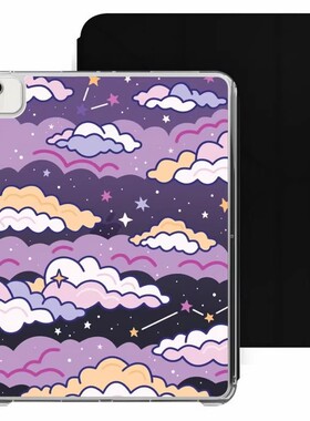 THE HOODxCarly艺术家联名Magical Clouds适用苹果iPad Pro/Air7/Mini 2025 新款可拆式多角度防摔保护套