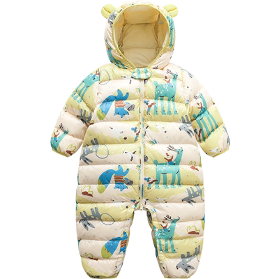 迷你巴拉巴拉婴儿羽绒连体衣